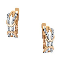 Серьги из золота CORONA С4844