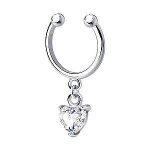 Серьга из серебра SOKOLOV 94170227