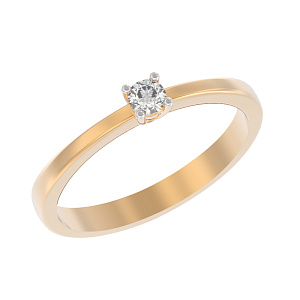Кольцо помолвочное с бриллиантом АРИНА 1028391-11240