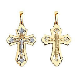 Подвеска крест из золота SOKOLOV 121454