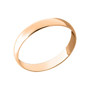 Кольцо обручальное из красного золота АДАМАС 1230340-А50-01