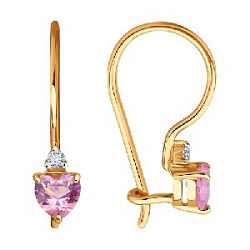 Серьги детские из золота SOKOLOV 51-120-02845-1