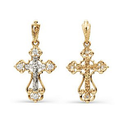 Подвеска крест из золота KARATOV Т13206369