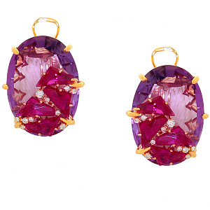 Серьги из золота АЛЕКСАНДРА кл1672а-3