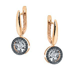 Серьги с бриллиантом grigoriev 02-11-5478-13-00