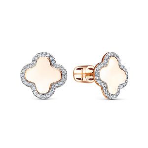 Серьги пуссеты из золота BERGER 050064