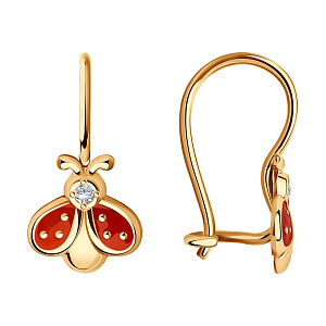 Серьги детские из золота SOKOLOV 028934
