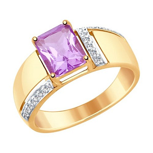 Кольцо из золота SOKOLOV 714858