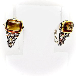 Серьги из серебра Русский СтилЬ 34-3046-41-80-0