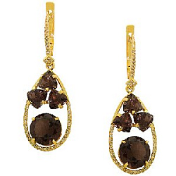 Серьги с бриллиантом 02.01707