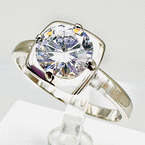 Кольцо помолвочное из серебра АРИНА 1038851-01210