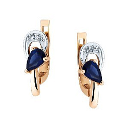 Серьги с бриллиантом Бриант ER2743S