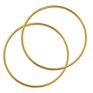 Серьги кольца из золота RUSGOLDART 20040 1 10