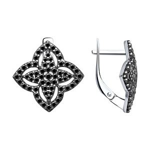 Серьги из серебра SOKOLOV 94027253
