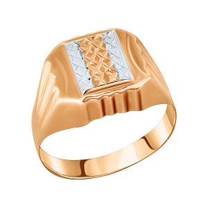 Кольцо мужское из золота АЛЕКСАНДРА к671-01