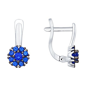 Серьги детские из серебра SOKOLOV 94021909