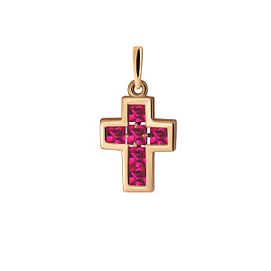 Подвеска крест из золота MAGIC STONES 04-1-040-1600-010