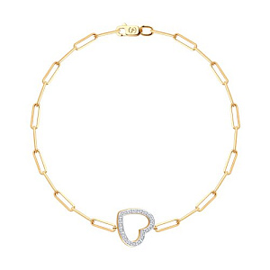 Браслет с бриллиантом SOKOLOV 1050326