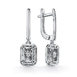 Серьги с бриллиантом grigoriev 02-12-51379-11-00-1