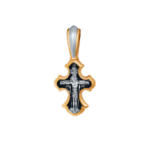 Подвеска крест из серебра Елизавета 8008КЛ