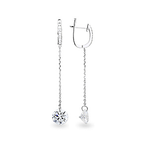 Серьги из серебра СВС11521Ф