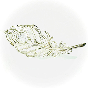 Брошь из серебра АРИНА 1053564-01110