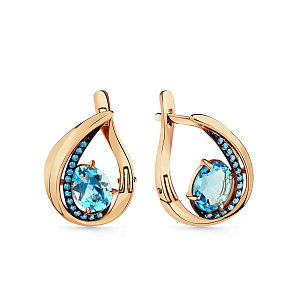 Серьги из золота MAGIC STONES 02-3-519-1313-012