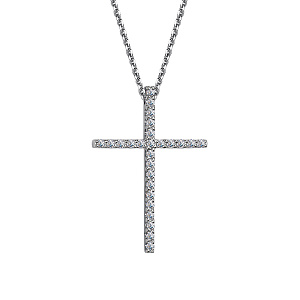 Колье с бриллиантом АЛЬКОР 64232-200