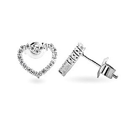 Серьги пуссеты из серебра ФЗ11710Ф