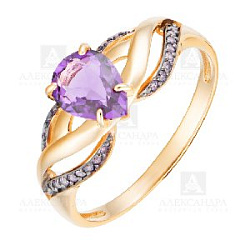 Кольцо из золота кл3915-3-01