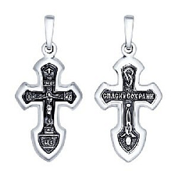 Подвеска крест из серебра SOKOLOV 95120085