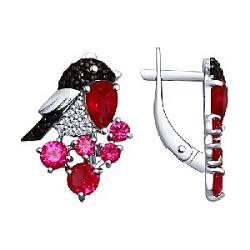 Серьги из серебра SOKOLOV 94022616