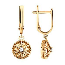 Серьги из золота SOKOLOV 51-121-01549-1