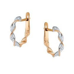 Серьги из золота DEL'TA 1206669