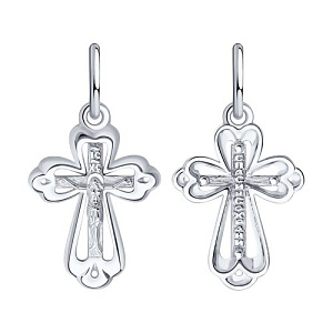 Подвеска крест из золота SOKOLOV 121423-3