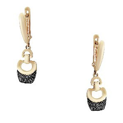 Серьги из золота CORONA с4486