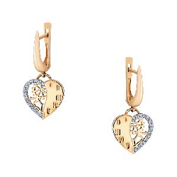 Серьги из золота CORONA С4817