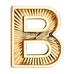 Подвеска буквы из золота SOKOLOV 51-130-00372-1