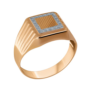 Кольцо мужское из золота Maskom ТКМ 1-37