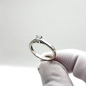 Кольцо помолвочное с бриллиантом МЭЮЗ 83174