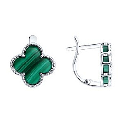 Серьги из серебра SOKOLOV 83020440