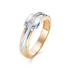 Кольцо с бриллиантом ЛЕТО 467-1100