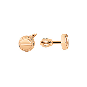 Серьги пуссеты из золота RUSGOLDART 2679900 1 10