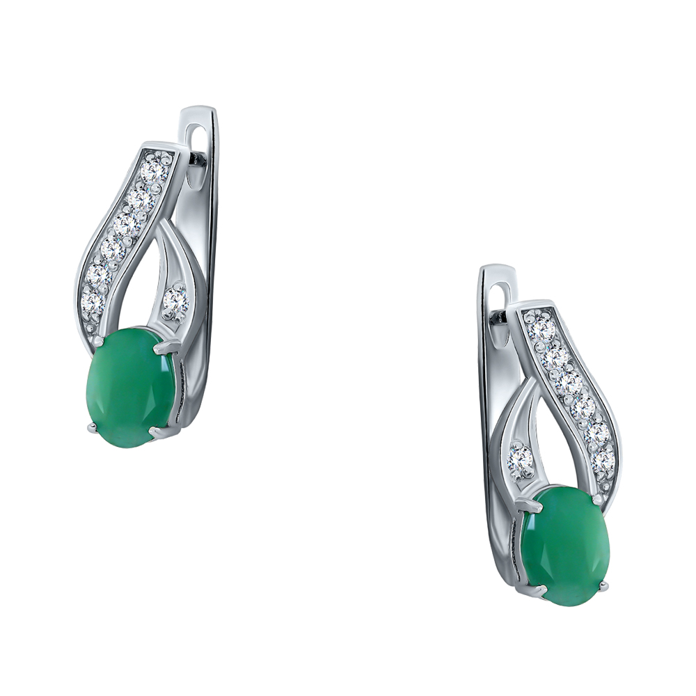 Серьги из серебра Русский СтилЬ 16233802