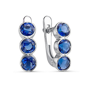 Серьги детские из серебра DEL'TA с1202952
