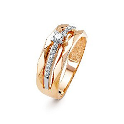Кольцо с бриллиантом Brilliant Style 3587-110