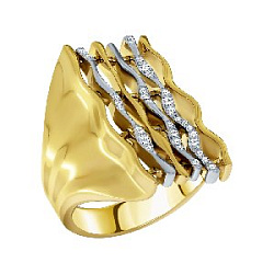 Кольцо с бриллиантом PLATIKA JEWELRY 1-0620-301