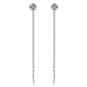 Серьги продежки из серебра ЗОЛОТОЙ МЕРКУРИЙ пс-068цр-110