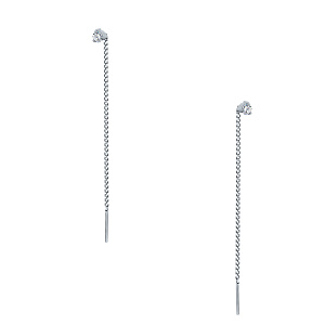 Серьги продежки из серебра ЗОЛОТОЙ МЕРКУРИЙ пс-089ц-3р