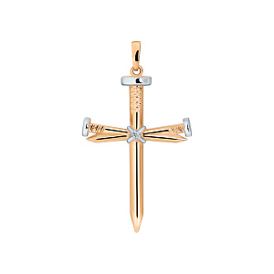 Подвеска крест из золота BERGER 080024